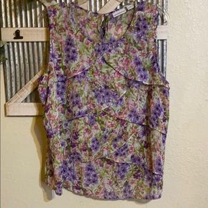Floral Tank Blouse